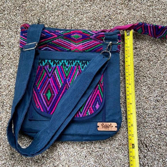 Crossbody bag mexican textiles - Picture 5 of 5